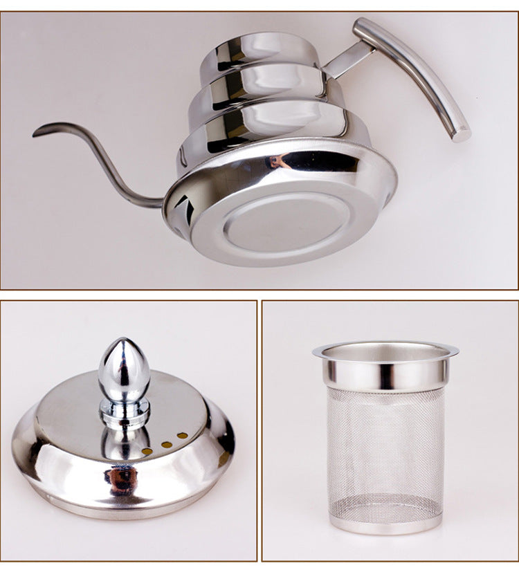 Stainless Steel Hand Brewing Coffee Pot Hanging Ear Coffee Brewing Pot