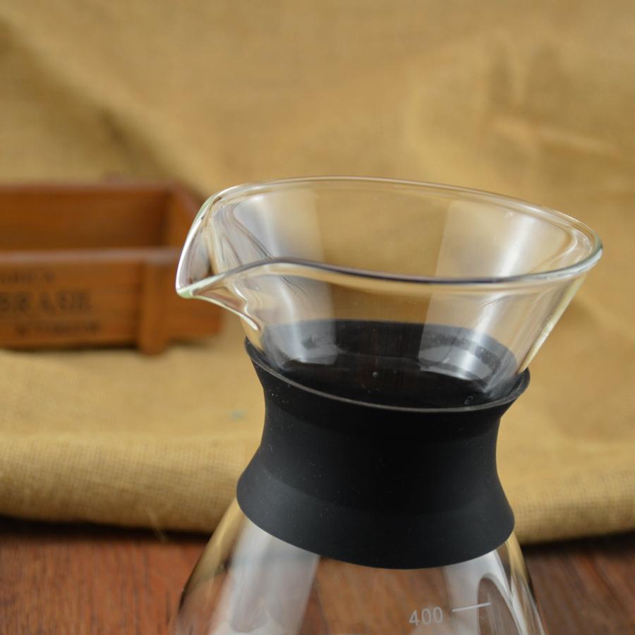 Coffee drip filter pot pour over coffee maker one-piece