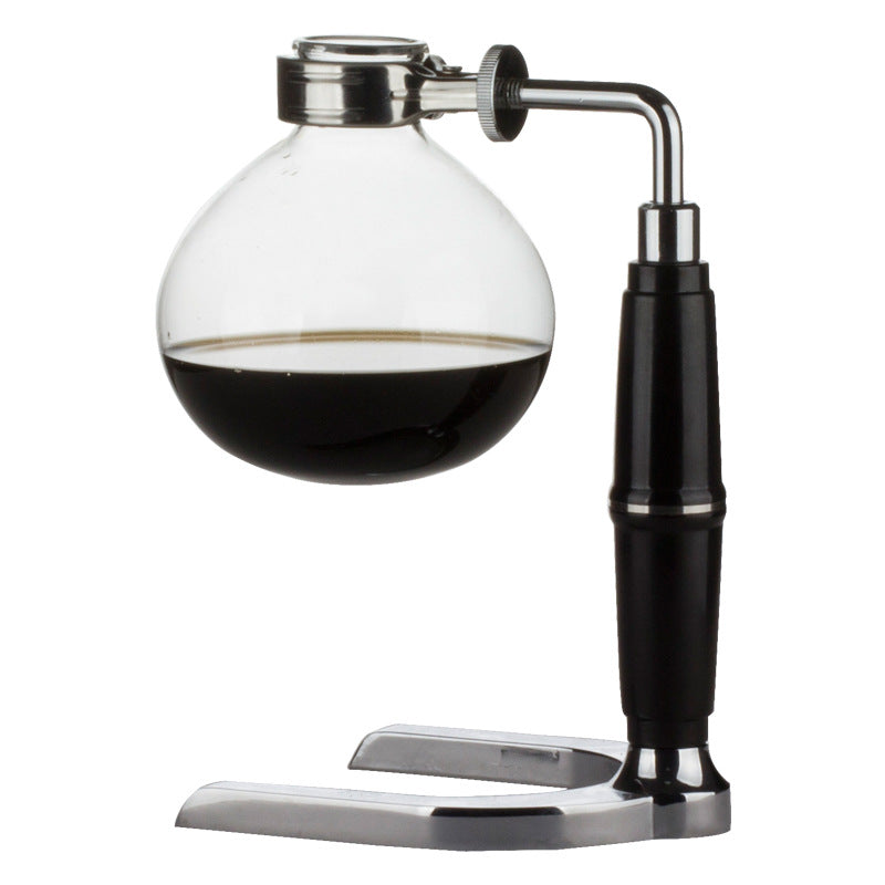 Classic Siphon Coffee Pot Glass Siphon Pot With Black Handle