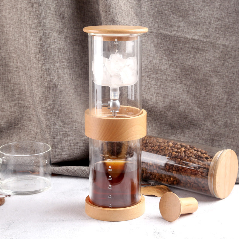 Hand Blown Ice Drip Coffee Pot