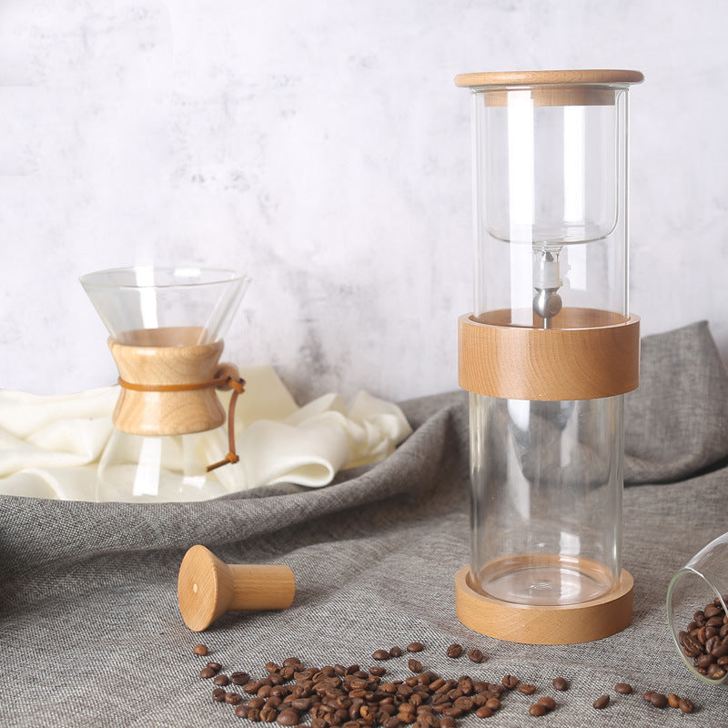 Hand Blown Ice Drip Coffee Pot