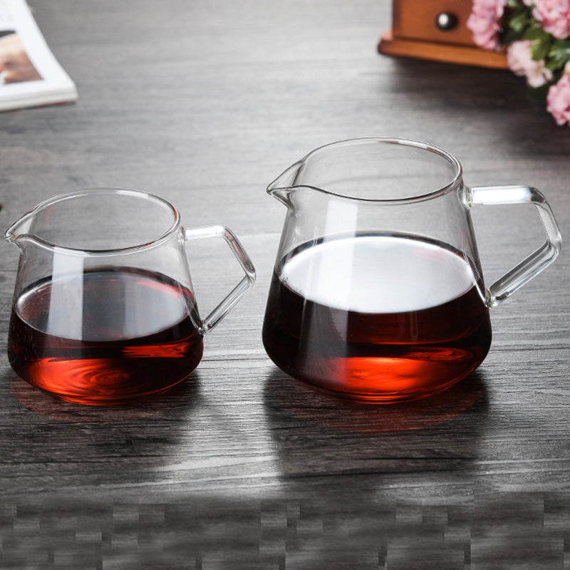 Household Hand-Made Glass Coffee Sharing Pot