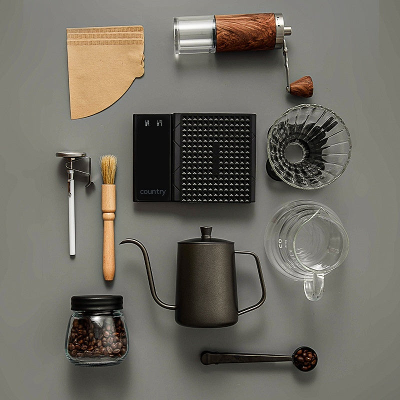 Full Set Of Portable Hand Brewed Coffee Pot Set