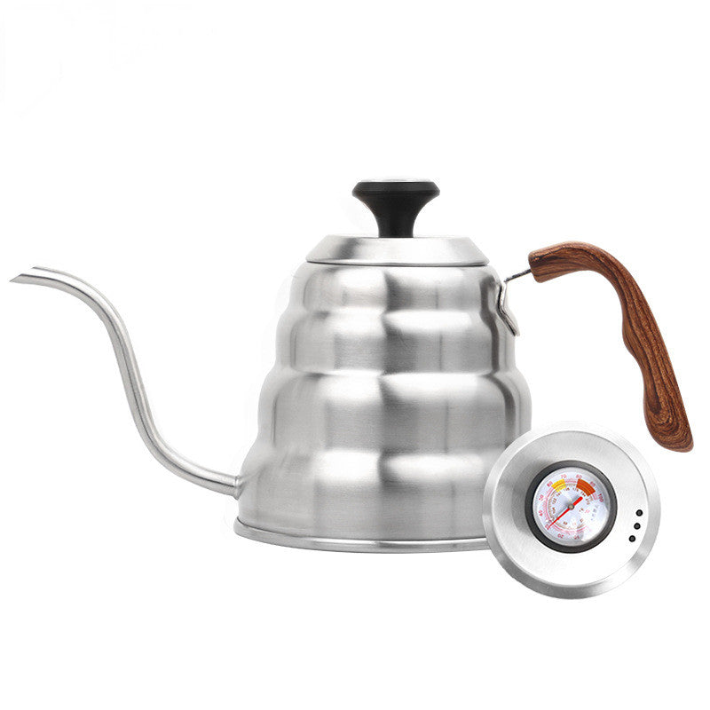 Coffee Pot With Stainless Steel Temperature Display