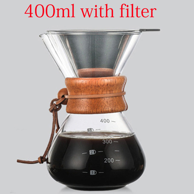 Glass Filter-Free Drip Coffee Maker