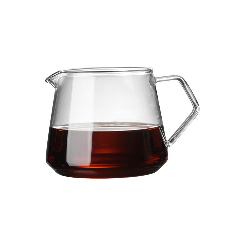 Household Hand-Made Glass Coffee Sharing Pot