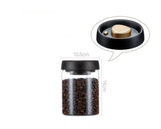 Home Kitchen Jar Coffee Bean Vacuum Crisper