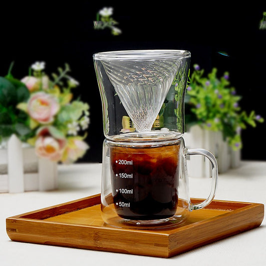 Portable Household Drip Coffee Pot Set Pour Over