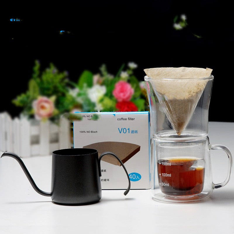 Portable Household Drip Coffee Pot Set Pour Over