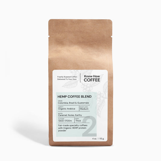 Organic Hemp Coffee Blend - Medium Roast 4oz / 113g